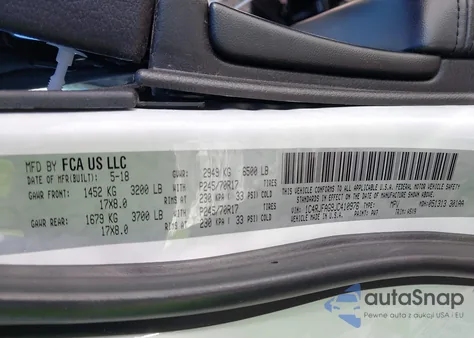 2018 Jeep Grand Cherokee Laredo E 4X4 z USA, uszkodzony, nr VIN 1C4RJFAG9JC410976